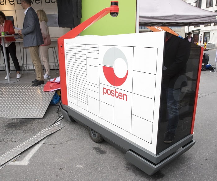 Des robots pour livrer des lettres et des colis aux Norvégiens 4 Des robots pour livrer des lettres et des colis aux Norvégiens - 3