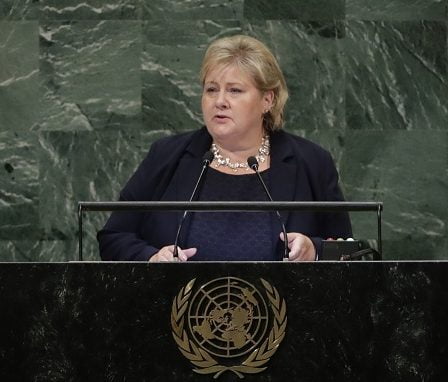 Solberg a défendu les intérêts norvégiens à l'ONU - 16