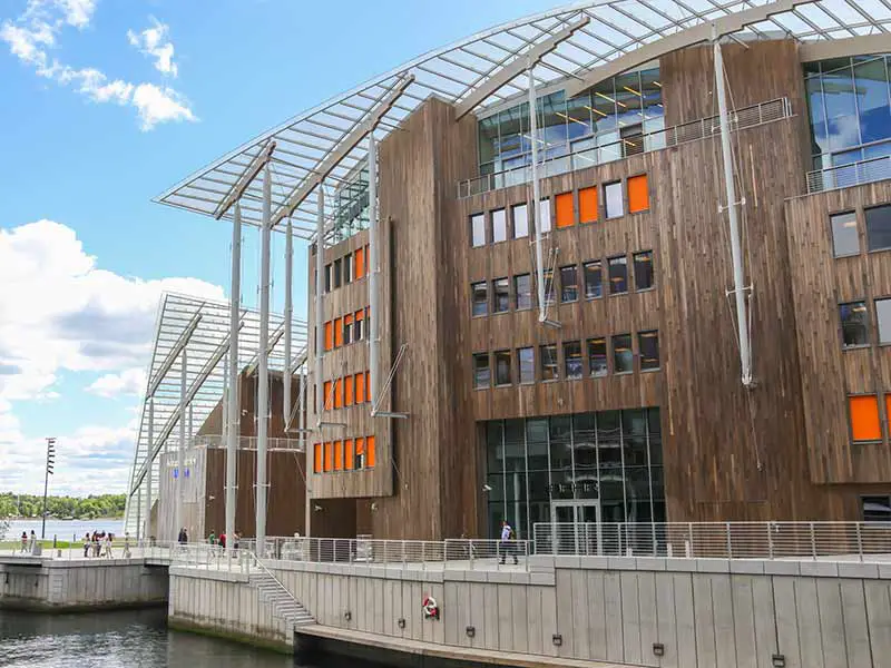 Le musée Astrup Fearnley à Oslo, en Norvège.