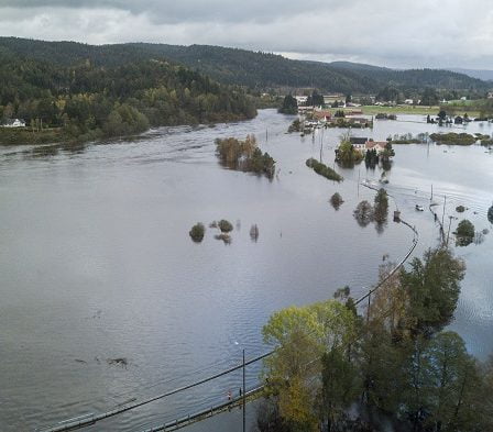 Dommages à grande échelle après les tempêtes qui ont frappé la Norvège 2 Dommages à grande échelle après les tempêtes qui ont frappé la Norvège - 1