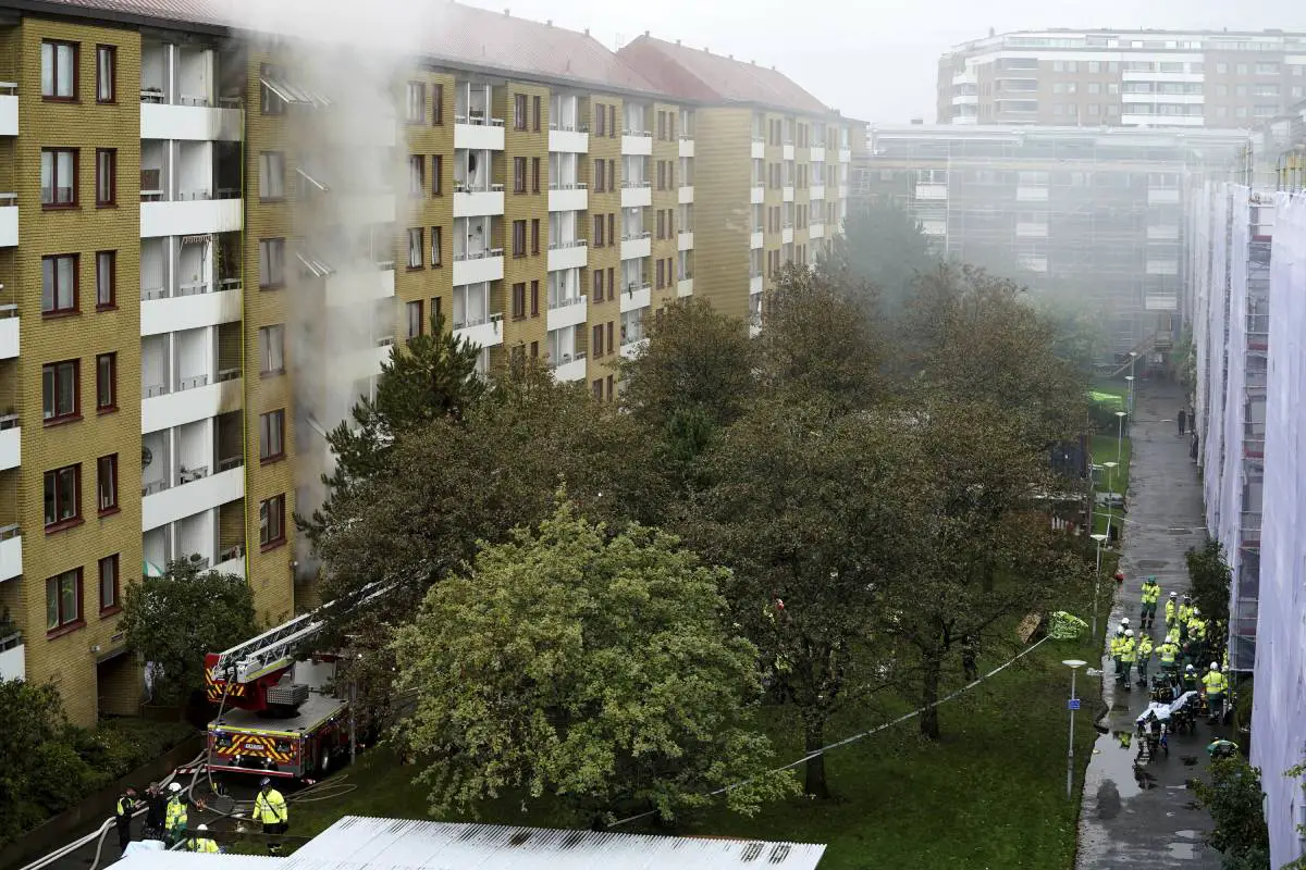 Une femme meurt des suites de l'explosion de Göteborg 4 Une femme meurt des suites de l'explosion de Göteborg - 3