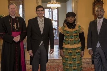 Nouveaux ambassadeurs du Nicaragua, du Saint-Siège, d'Afrique du Sud et de Guyane - 16