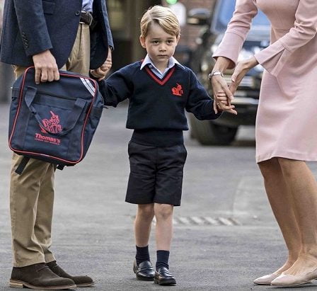 Prince George est apparu au premier jour d'école - 23