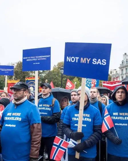 PHOTO : des pilotes protestent contre la réduction des effectifs et les décisions commerciales controversées de SAS - 8
