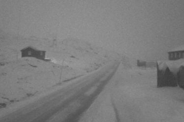 Le col de Haukelifjell reçoit la première neige de la saison - 16