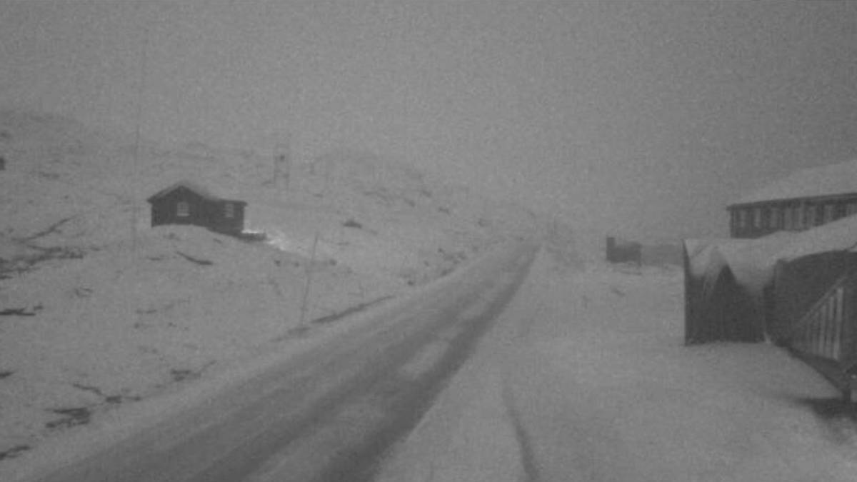 Le col de Haukelifjell reçoit la première neige de la saison - 3