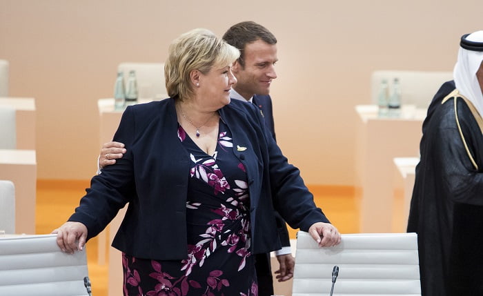 Solberg rencontrera Macron à Paris 4 Solberg rencontrera Macron à Paris - 3