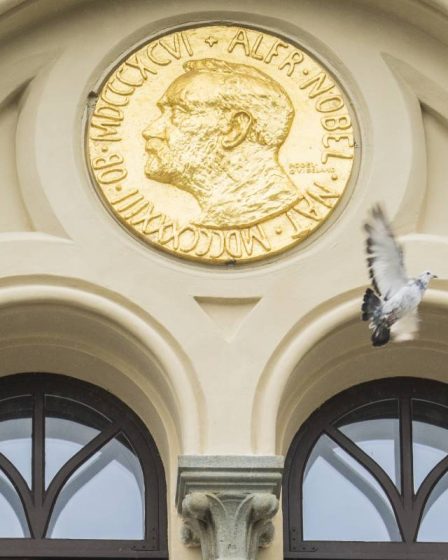 PHOTO : une colombe blanche lâchée à l'occasion de l'annonce du prix Nobel de la paix cette année - 14
