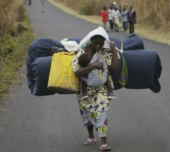 Des millions de personnes fuyant le conflit militaire au Congo 4 Des millions de personnes fuyant le conflit militaire au Congo - 3