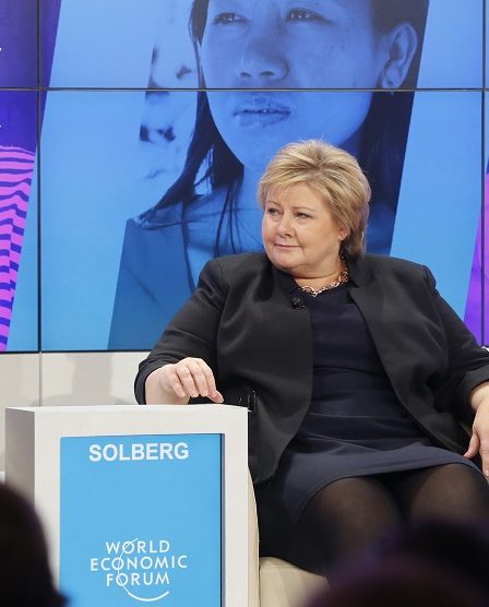 Erna Solberg nommée chef de la réunion de Davos 14 Erna Solberg nommée chef de la réunion de Davos - 13