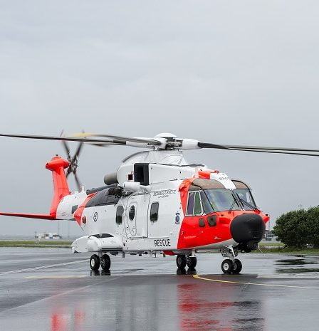 Un nouvel hélicoptère de sauvetage arrive à Sola 2 Un nouvel hélicoptère de sauvetage arrive à Sola - 1