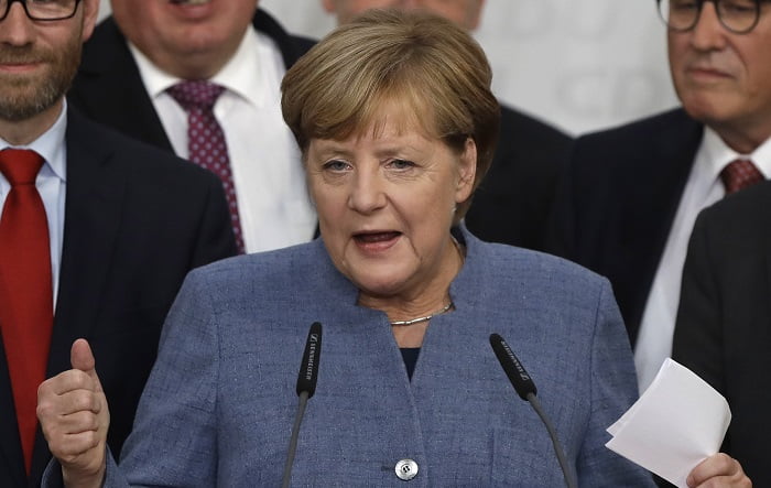 Solberg envoie un tweet de félicitations en allemand à Merkel 4 Solberg envoie un tweet de félicitations en allemand à Merkel - 3
