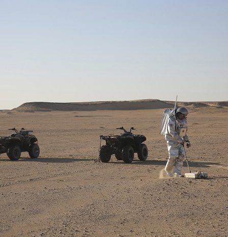 200 chercheurs de 25 pays s'entraînent pour des missions martiennes dans le désert d'Oman - 21