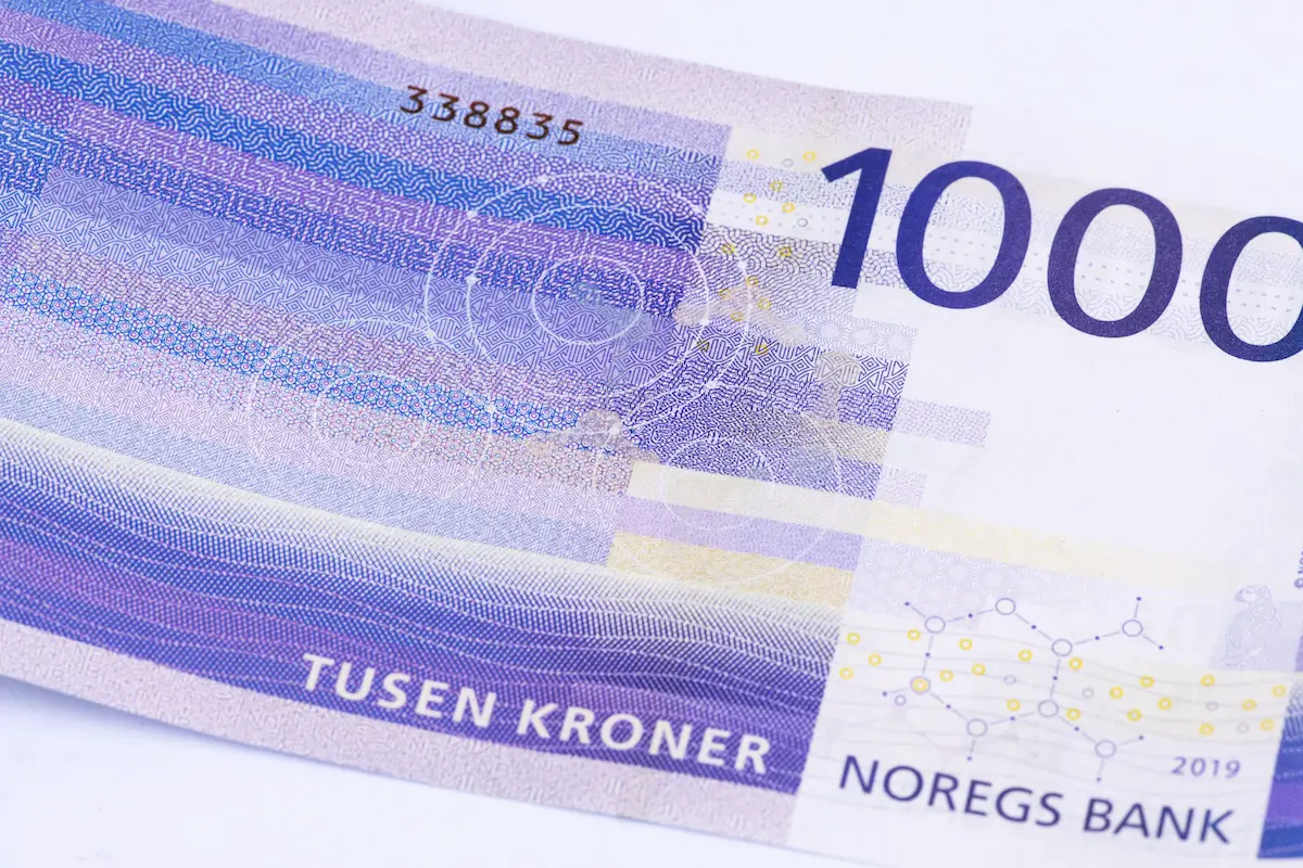1000 NOK d'argent