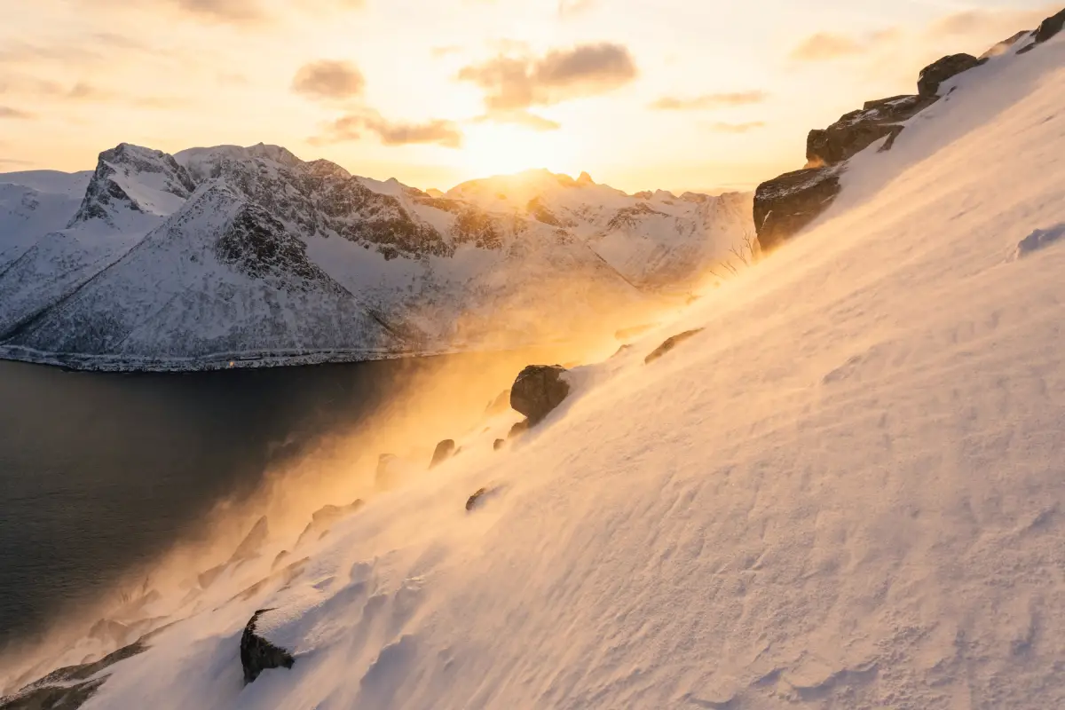 9 photos de superbes paysages enneigés en Norvège - 45