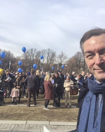 Le 60e anniversaire de l'UE célébré devant le Stortinget 6 Le 60e anniversaire de l'UE célébré devant le Stortinget - 5