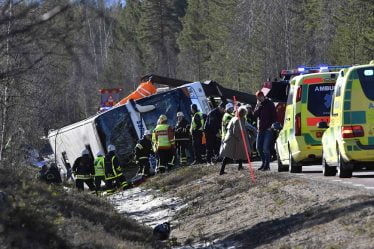 Des jeunes dans un accident de bus suédois - de nombreux blessés - 20