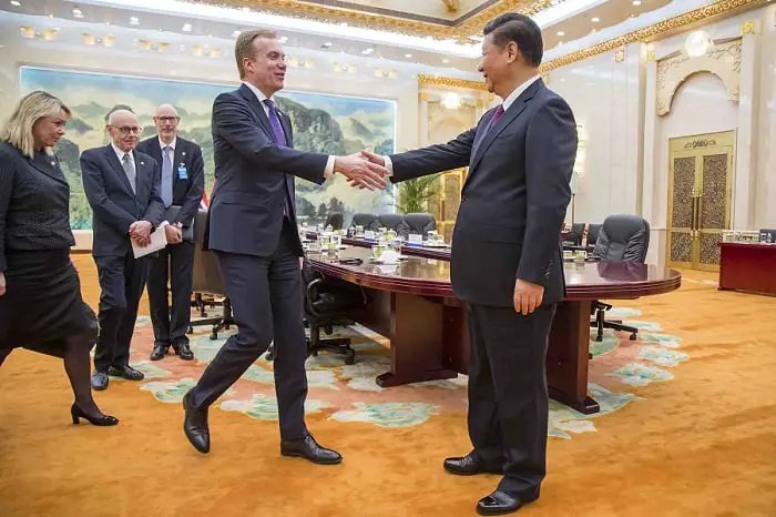 Le ministre des Affaires étrangères Brende salue les projets de la Chine en matière de commerce et de climat - 3