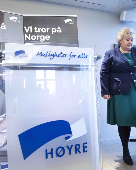 Solberg répond aux "soupçons" de Støre 2 Solberg répond aux "soupçons" de Støre - 1