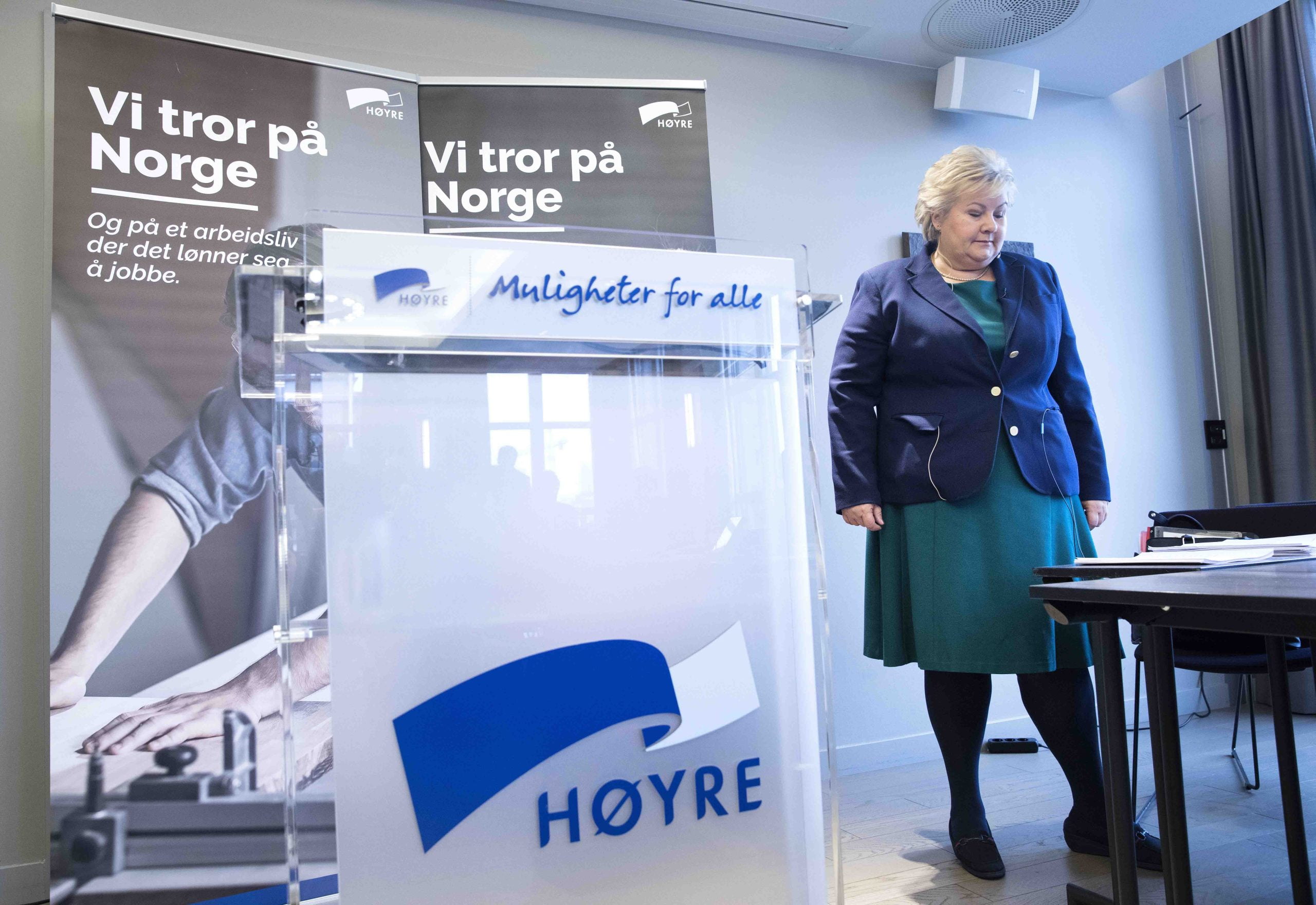 Solberg répond aux "soupçons" de Støre 4 Solberg répond aux "soupçons" de Støre - 3