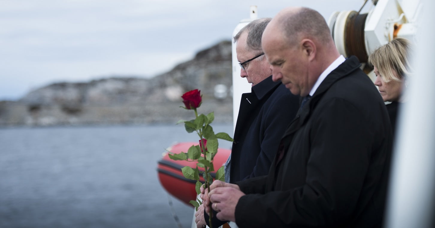On se souvient des victimes à l'occasion du premier anniversaire de l'accident de Turøy 4 On se souvient des victimes à l'occasion du premier anniversaire de l'accident de Turøy - 3