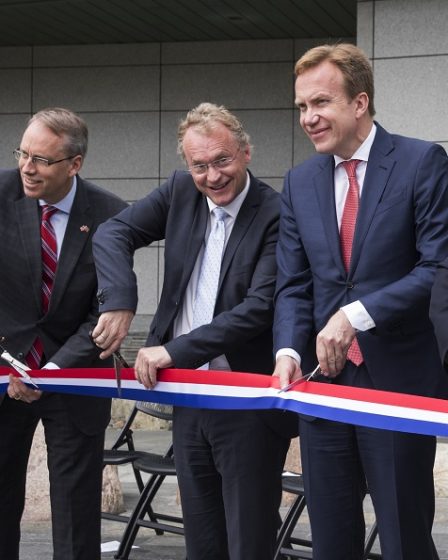 Le cordon enfin coupé pour l'ambassade des États-Unis à Husebyskogen 5 Le cordon enfin coupé pour l'ambassade des États-Unis à Husebyskogen - 4