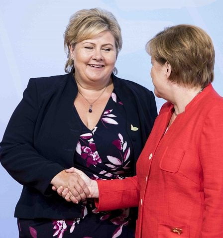 Solberg a salué l'équilibre de Merkel au G20 14 Solberg a salué l'équilibre de Merkel au G20 - 13