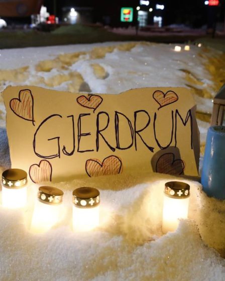 Gjerdrum sera décoré de cœurs et de bougies à l'occasion du premier anniversaire du glissement de terrain - 1