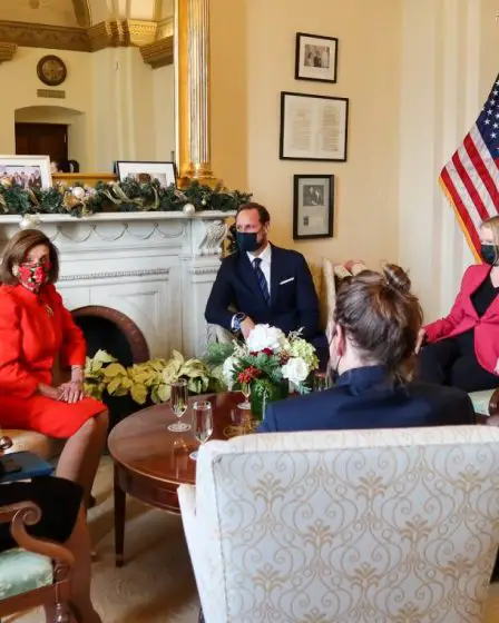 PHOTO : le prince héritier de Norvège Haakon a rencontré Nancy Pelosi à Washington - 20