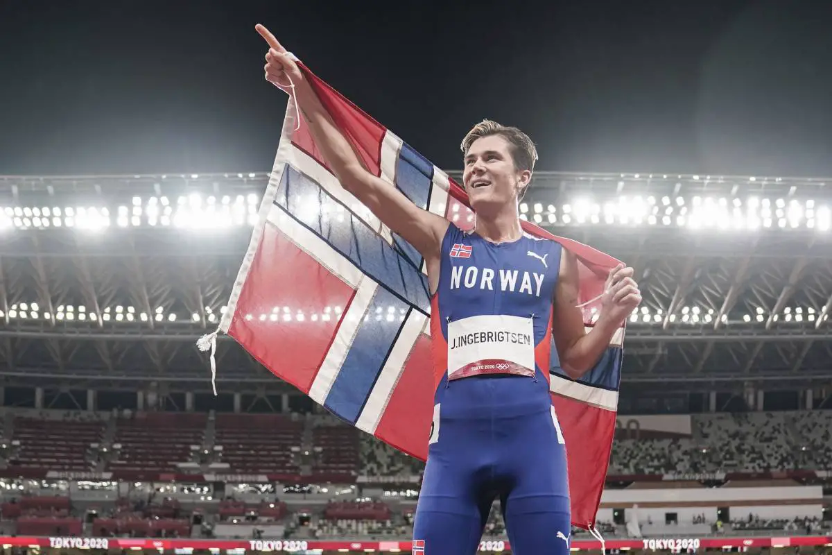 Jakob Ingebrigtsen établit un nouveau record norvégien lors de la dernière épreuve du Bowerman Mile - 3
