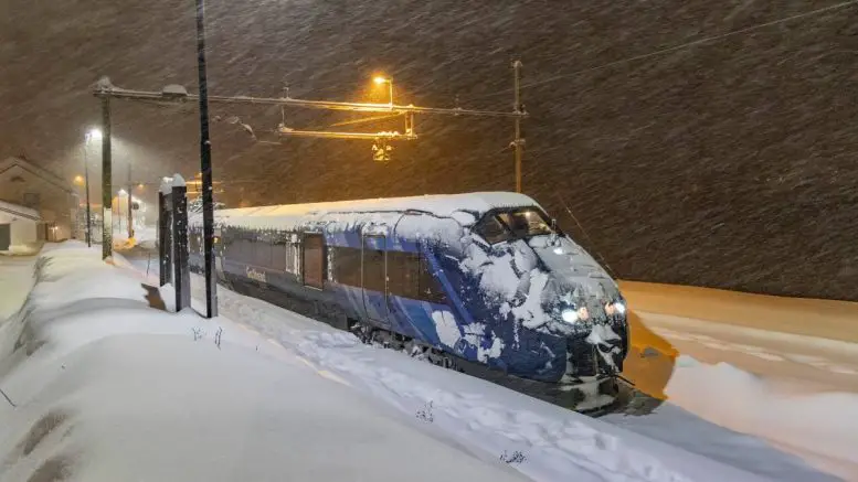 Train - neige