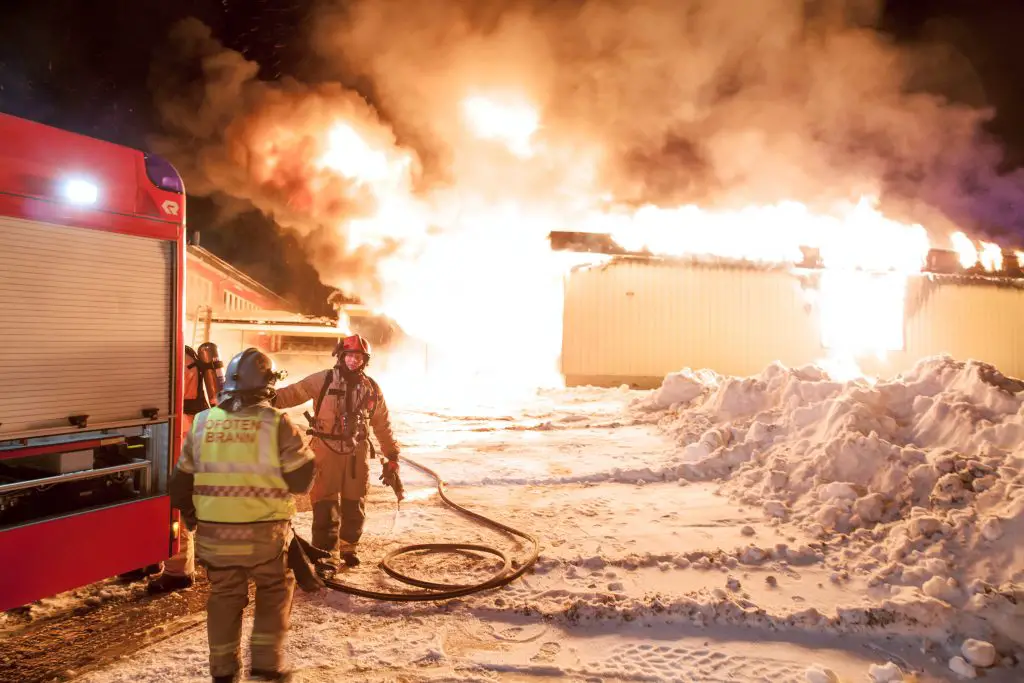 Une école incendiée à Evenes 4 Une école incendiée à Evenes - 3