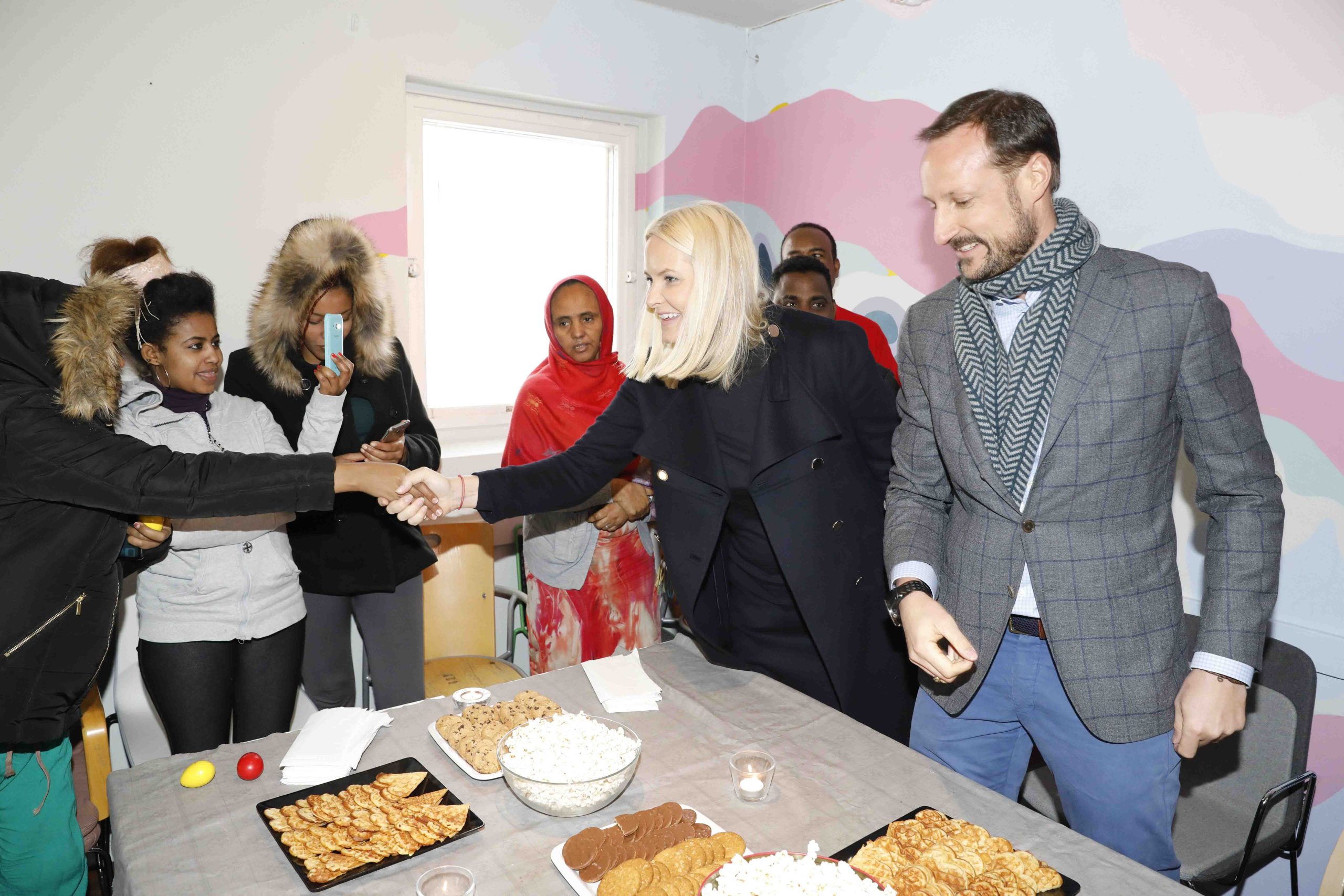 La princesse héritière chaleureusement accueillie par les demandeurs d'asile à Torshov 4 La princesse héritière chaleureusement accueillie par les demandeurs d'asile à Torshov - 3