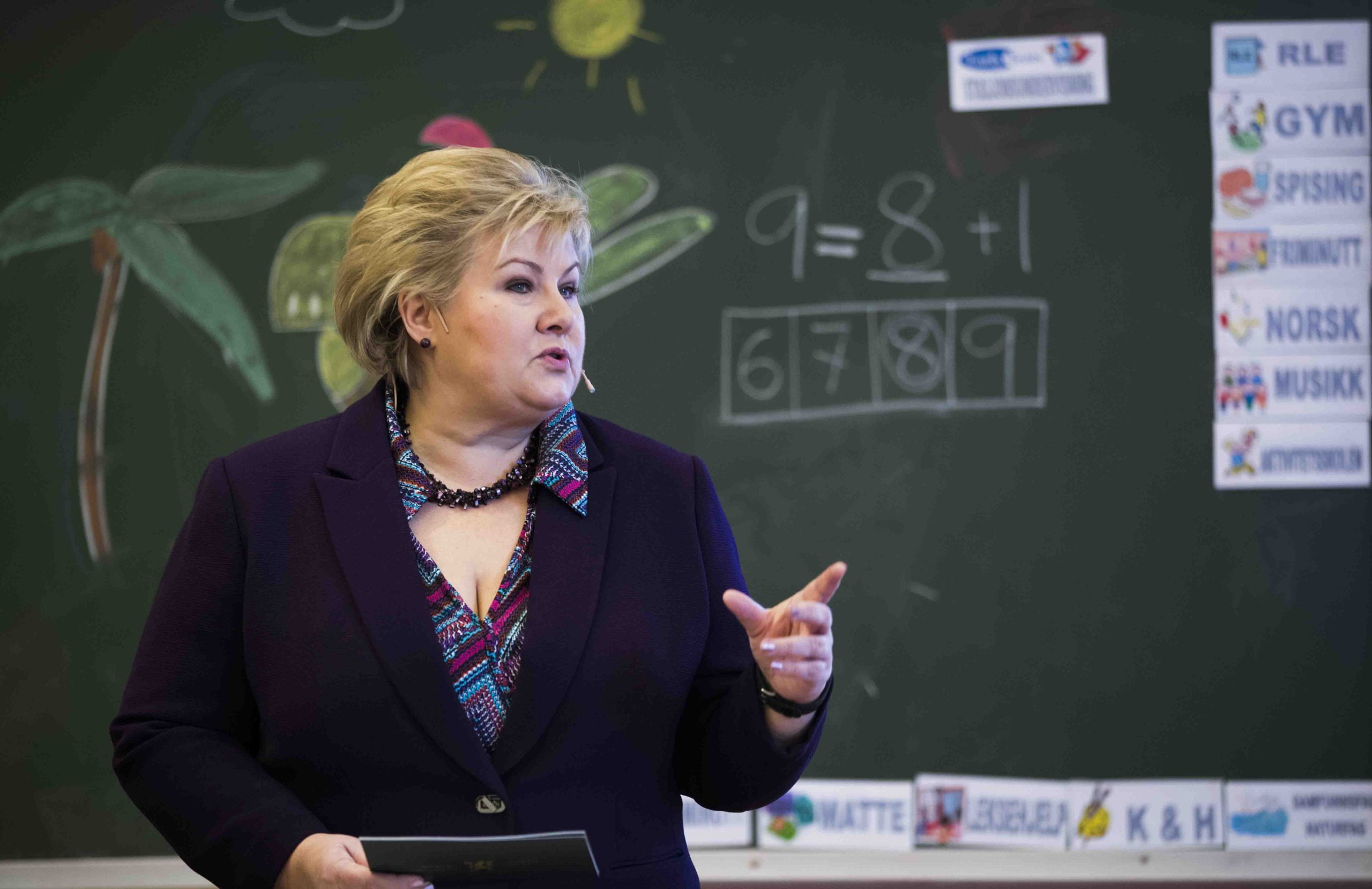 Erna Solberg réfléchit qu'« il est difficile de mesurer le bonheur » 4 Erna Solberg réfléchit qu'« il est difficile de mesurer le bonheur » - 3