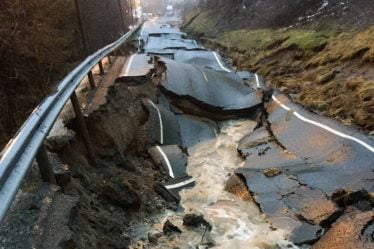 La route de Vinjeøra, démolie par des conditions météorologiques extrêmes il y a deux semaines, a été reconstruite - 18