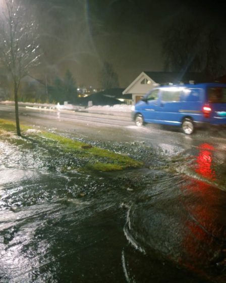 PHOTO : Inondations, routes fermées, maisons évacuées : les conditions météorologiques extrêmes créent toujours des problèmes en Norvège - 10