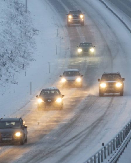 La police d'Agder avertit les conducteurs de faire attention à la neige et aux routes glissantes - 1