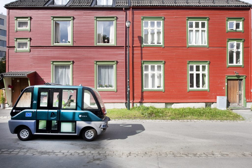Les premiers bus sans conducteur arrivent en Norvège 4 Les premiers bus sans conducteur arrivent en Norvège - 3