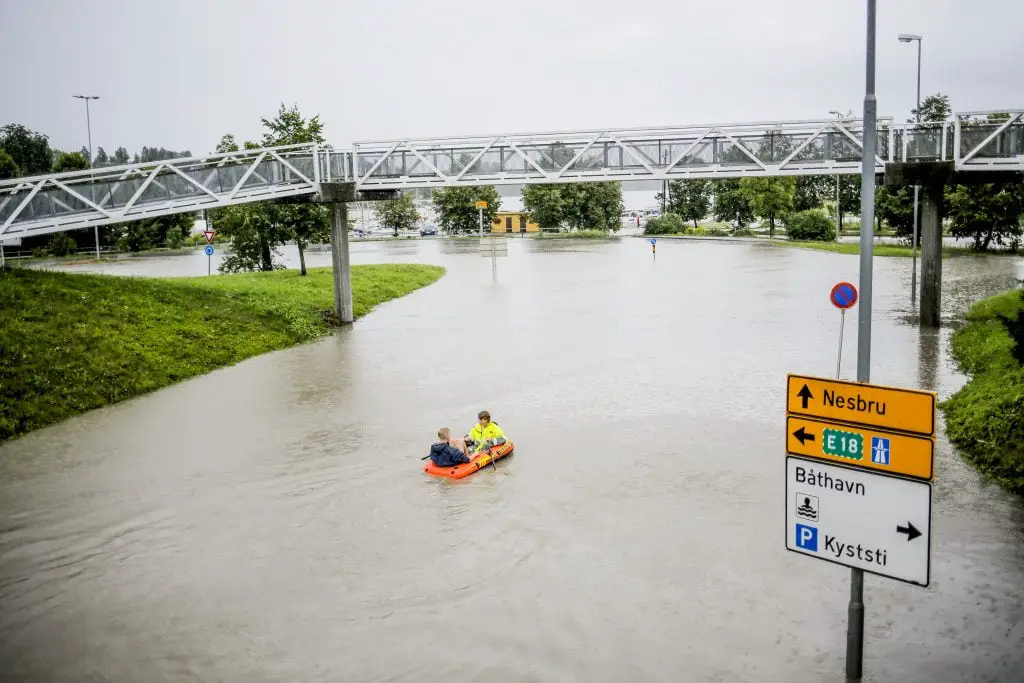 Prévisions d'inondation dans l'ouest de la Norvège 4 Prévisions d'inondation dans l'ouest de la Norvège - 3