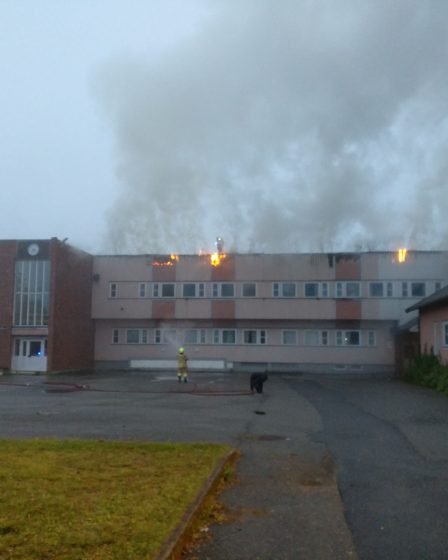 Une école de Helgeland gravement endommagée par un incendie - 22