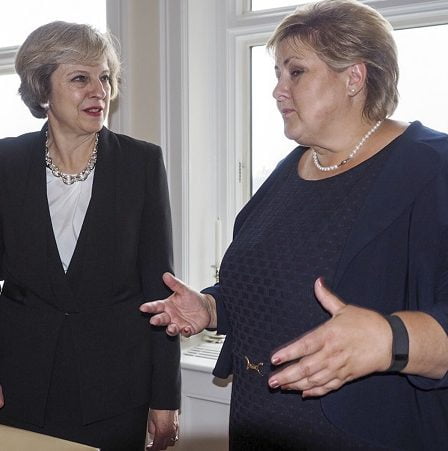 Solberg : Rencontre constructive avec Theresa May 5 Solberg : Rencontre constructive avec Theresa May - 4