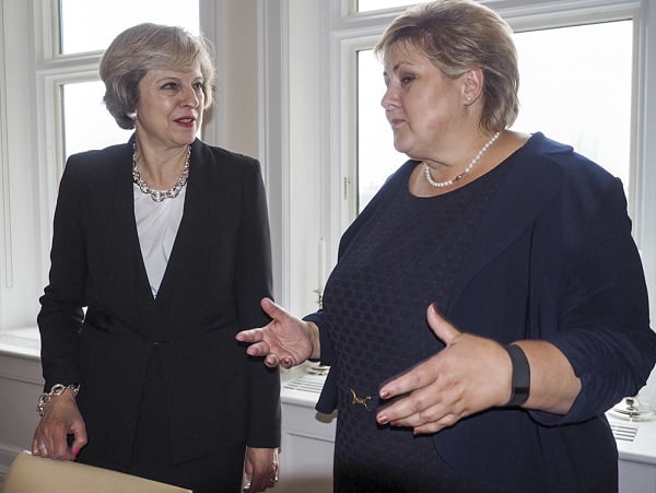 Solberg : Rencontre constructive avec Theresa May 4 Solberg : Rencontre constructive avec Theresa May - 3