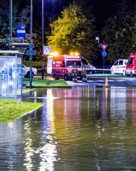 Une fuite d'eau a fermé plusieurs rues à Oslo 8 Une fuite d'eau a fermé plusieurs rues à Oslo - 7