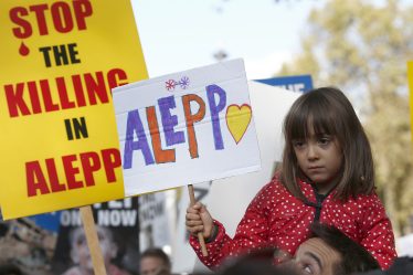 Manifestation à Londres contre l'attentat d'Alep - 20