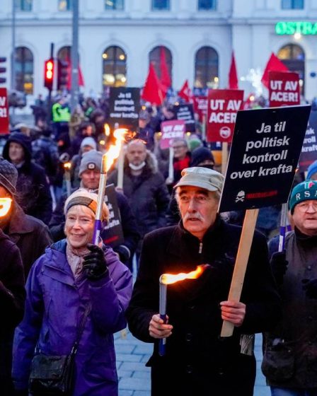 PHOTO : Manifestations contre les prix élevés de l'électricité dans toute la Norvège 20 PHOTO : Manifestations contre les prix élevés de l'électricité dans toute la Norvège - 19