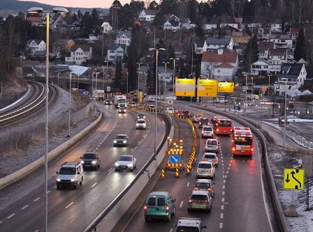 File d'attente mais pas de chaos dans le trafic d'Oslo 23 File d'attente mais pas de chaos dans le trafic d'Oslo - 22