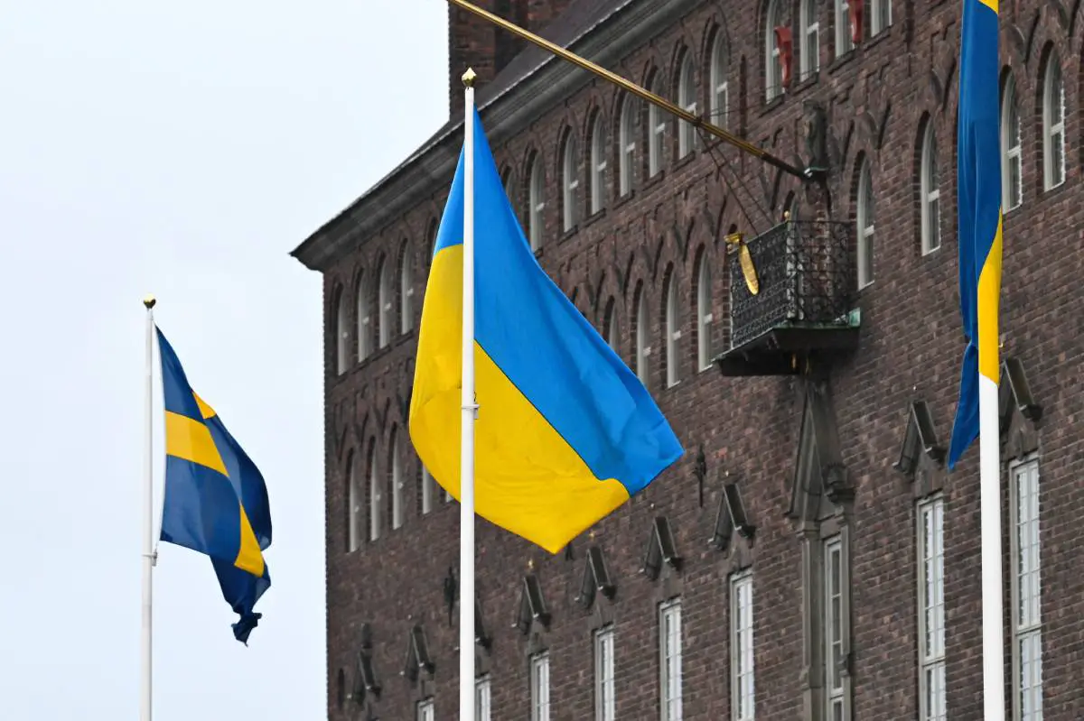Plusieurs municipalités norvégiennes hissent le drapeau ukrainien - 3