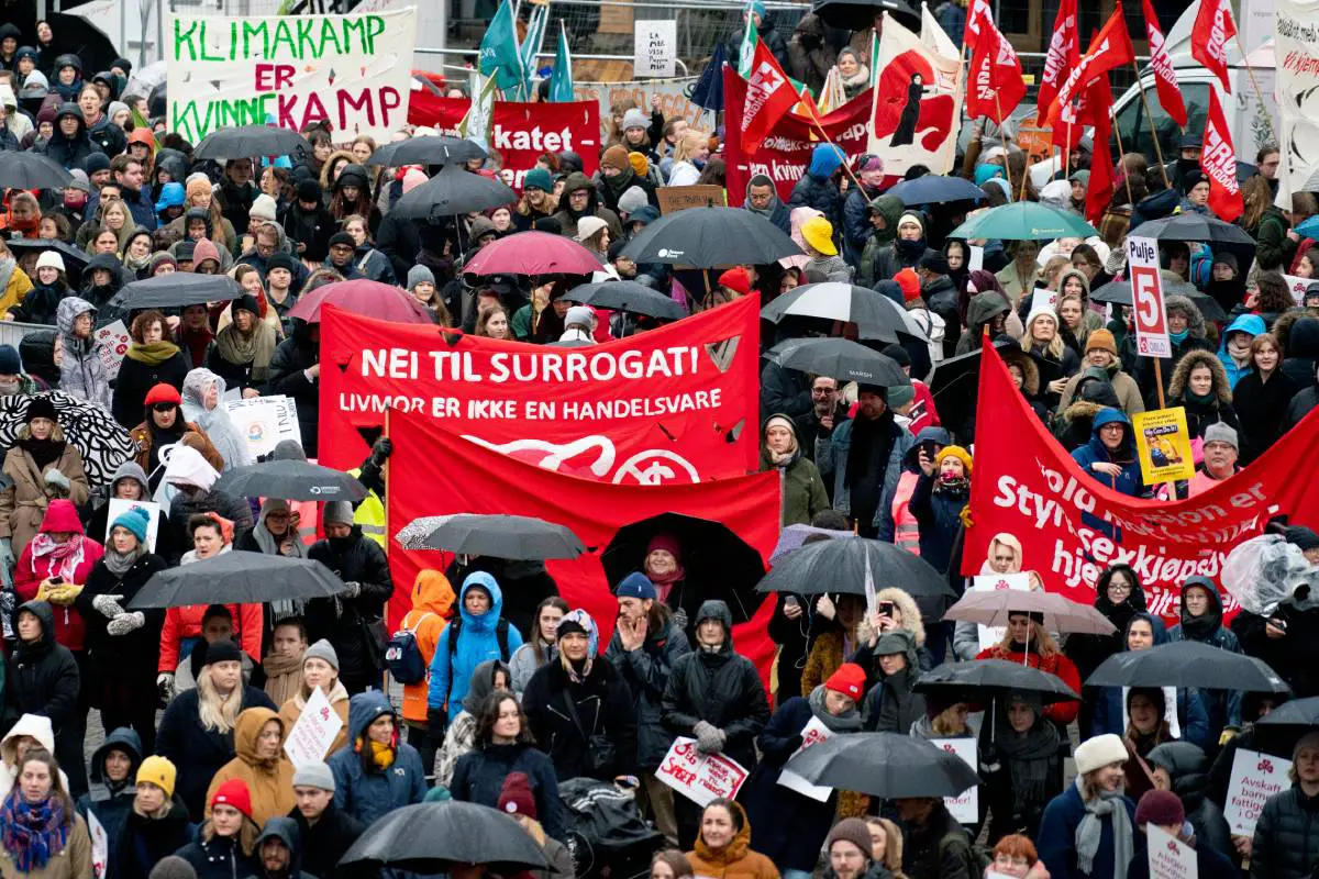 Seules les femmes peuvent décider des signes et des slogans pour le défilé de la Journée internationale de la femme à Oslo - 3