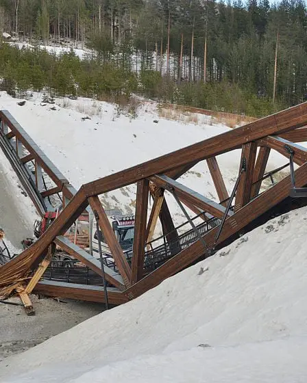 Le pont sur la nouvelle E6 à Gudbrandsdalen s'est effondré 8 Le pont sur la nouvelle E6 à Gudbrandsdalen s'est effondré - 7