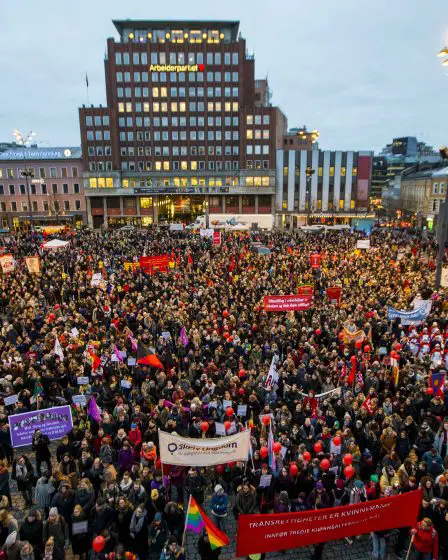 Des milliers d'habitants d'Oslo sont descendus dans la rue à l'occasion de la Journée internationale de la femme 5 Des milliers d'habitants d'Oslo sont descendus dans la rue à l'occasion de la Journée internationale de la femme - 4